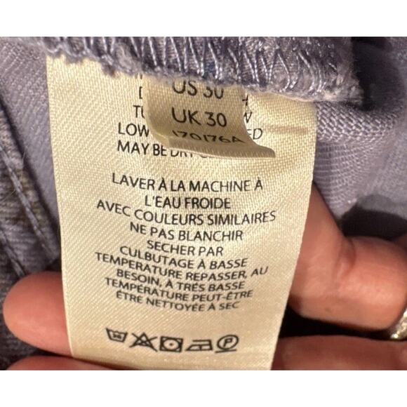 Anthropologie Pilcro Size 30 The Slim Boyfriend Jeans Vintage Floral Print Boho - Picture 9 of 10